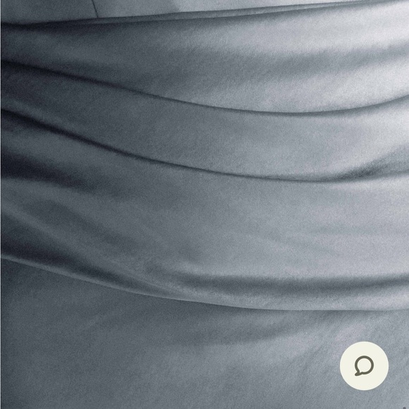 Meshki Blue Strapless Gown for Weddings with Matching Tie (optional) - Picture 6 of 11